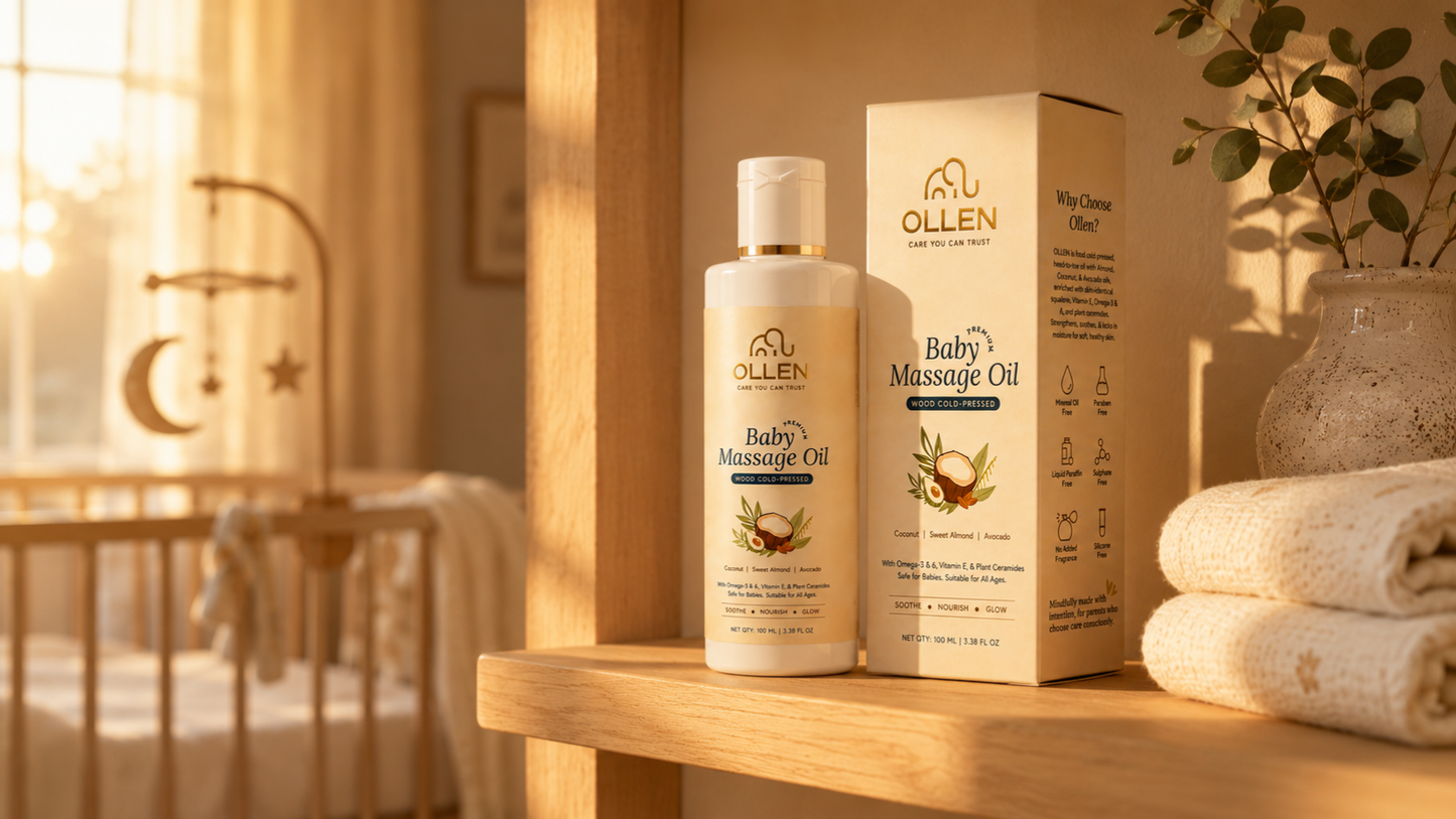OLLEN Baby Massage Oil