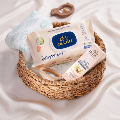 Baby Massage Oil + Baby Wipes (2 Pack)