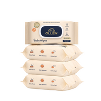 OLLEN PureTouch Baby Wipes ( Wipes Pack of 4 )