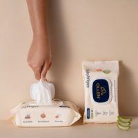 OLLEN PureTouch Baby Wipes ( Wipes Pack of 2 )